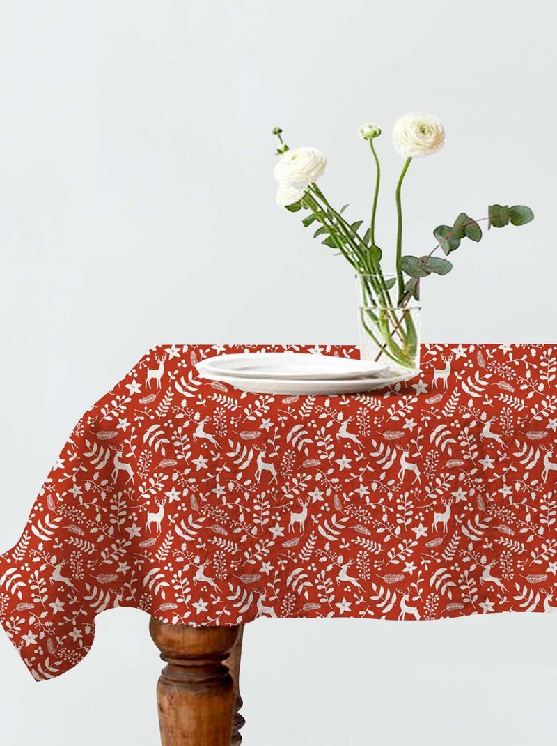 Toalha de Natal 140x240 cm VERMELHO - Kiabi