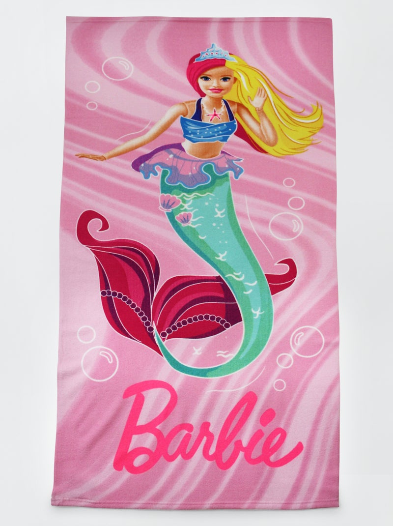 Toalha de praia 'Barbie' ROSA - Kiabi
