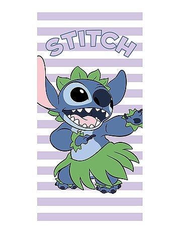 Toalha de praia 'Disney' 'Stitch' em algodão 70X140