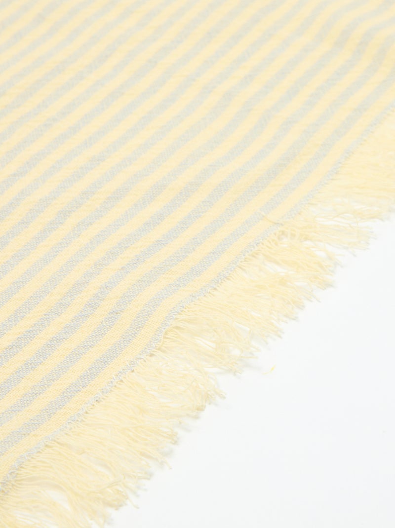 Toalha de Praia Fouta Amarelo - Kiabi