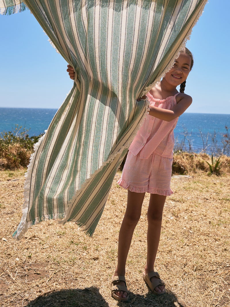 Toalha de Praia Fouta Azul - Kiabi