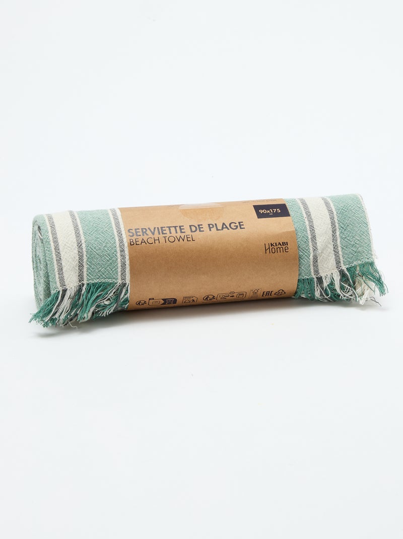 Toalha de Praia Fouta Azul - Kiabi