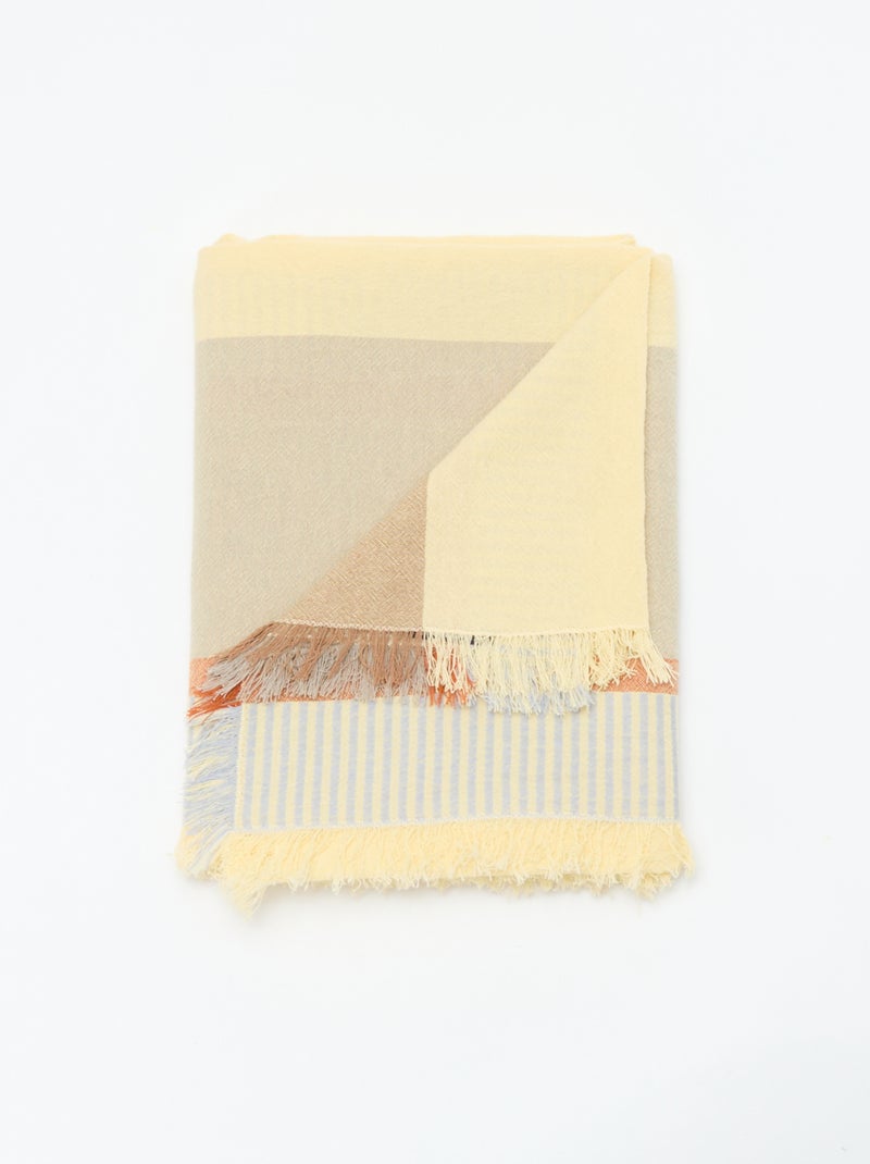 Toalha de Praia Fouta Bege - Kiabi