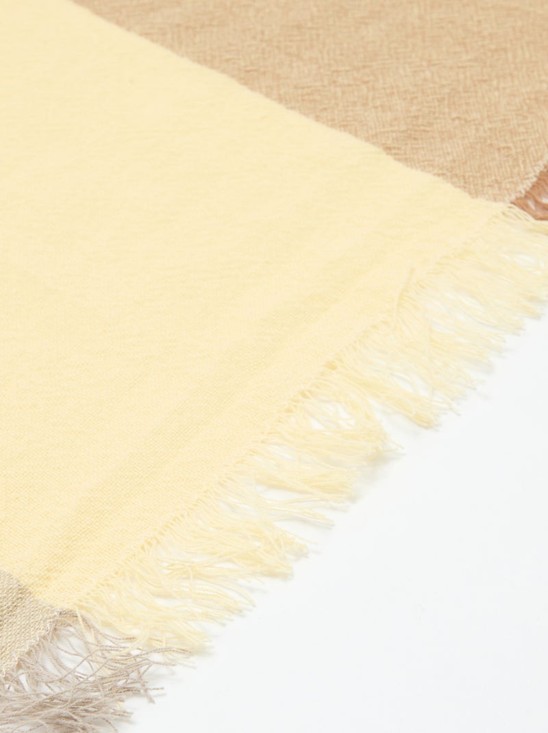 Toalha de Praia Fouta Bege - Kiabi