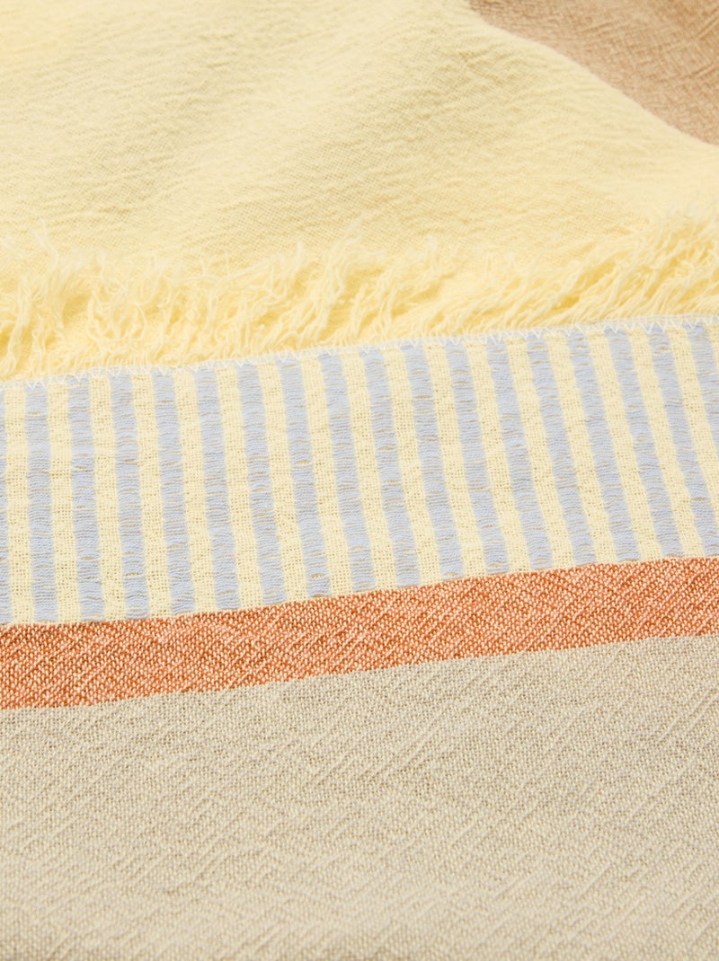 Toalha de Praia Fouta Bege - Kiabi