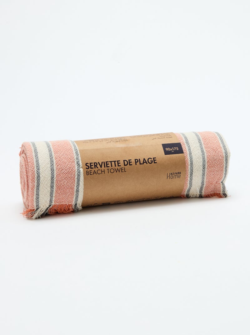 Toalha de Praia Fouta Laranja - Kiabi