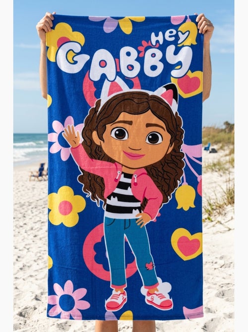 Toalha de praia gabby's dollhouse menina | licença oficial - Kiabi