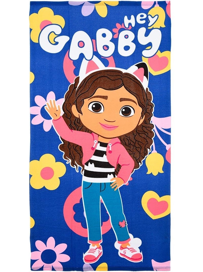 Toalha de praia gabby's dollhouse menina | licença oficial Roxo - Kiabi
