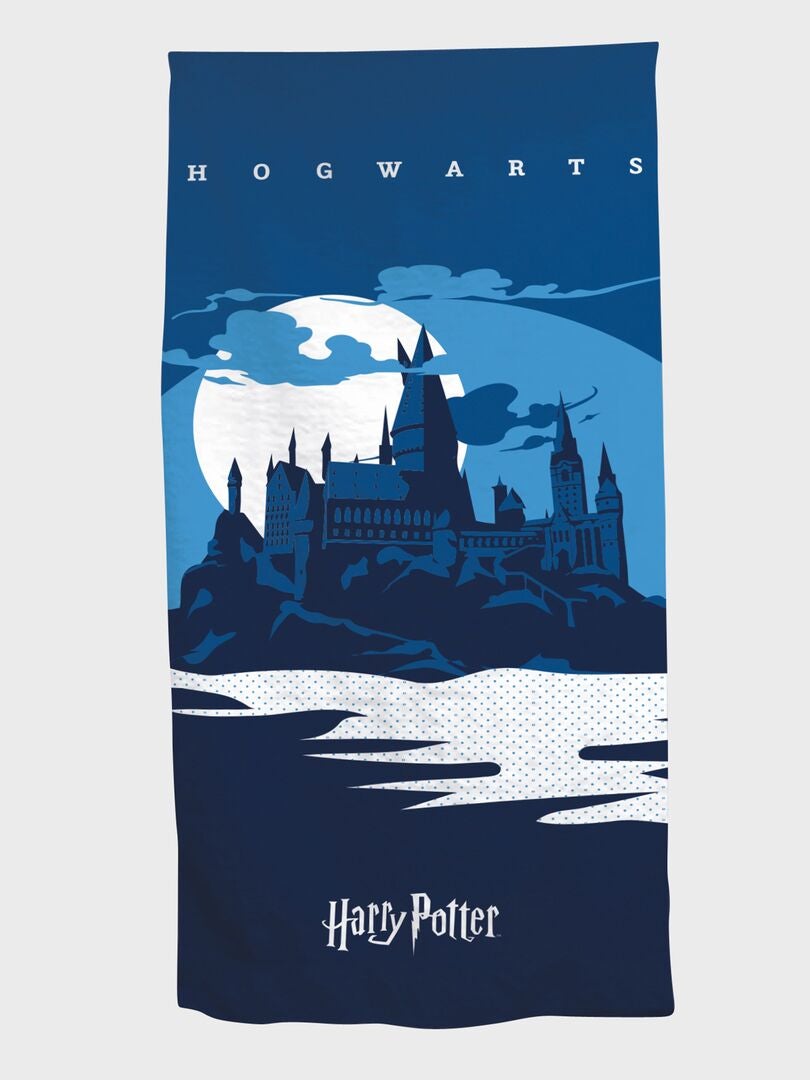 Toalha de praia 'Harry Potter' Azul Marinho - Kiabi