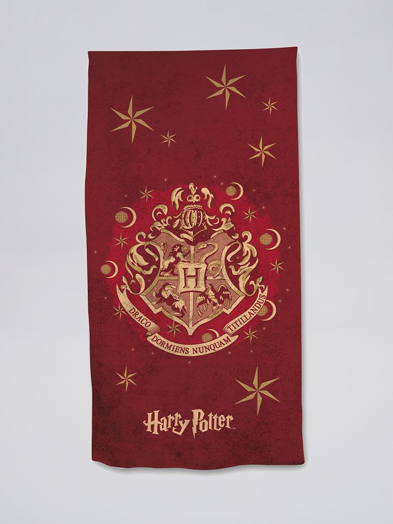 Toalha de praia 'Harry Potter' Vermelho - Kiabi