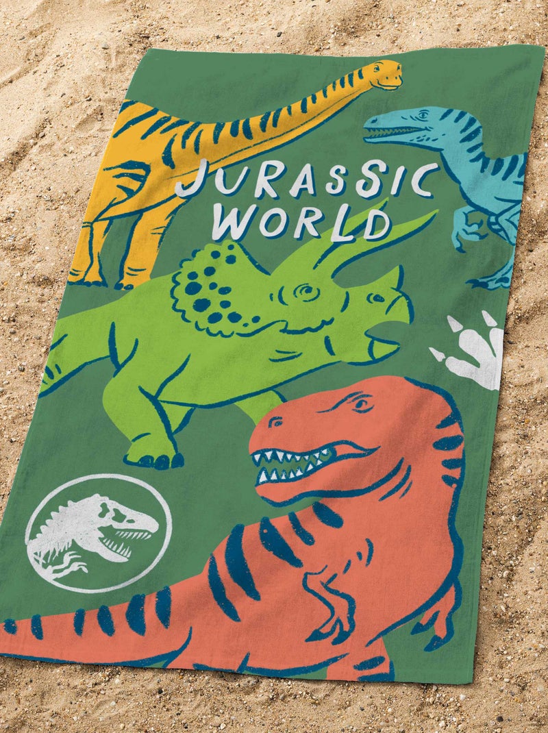 Toalha de praia 'Jurassic' Verde - Kiabi