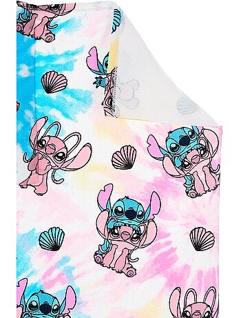 Toalha de praia lilo & stitch rosa menina | licença oficial
