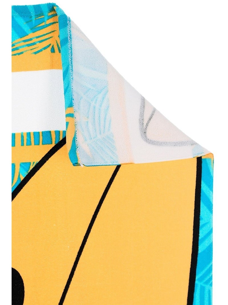 Toalha de praia mickey mouse menino | licença oficial Amarelo - Kiabi