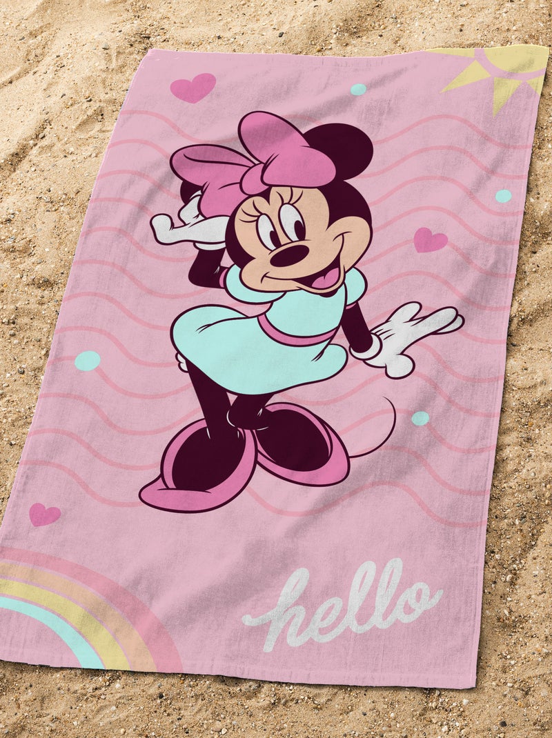 Toalha de praia 'Minnie' ROSA - Kiabi