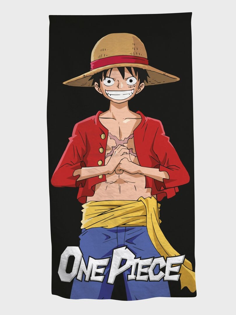 Toalha de praia 'One Piece' Preto - Kiabi