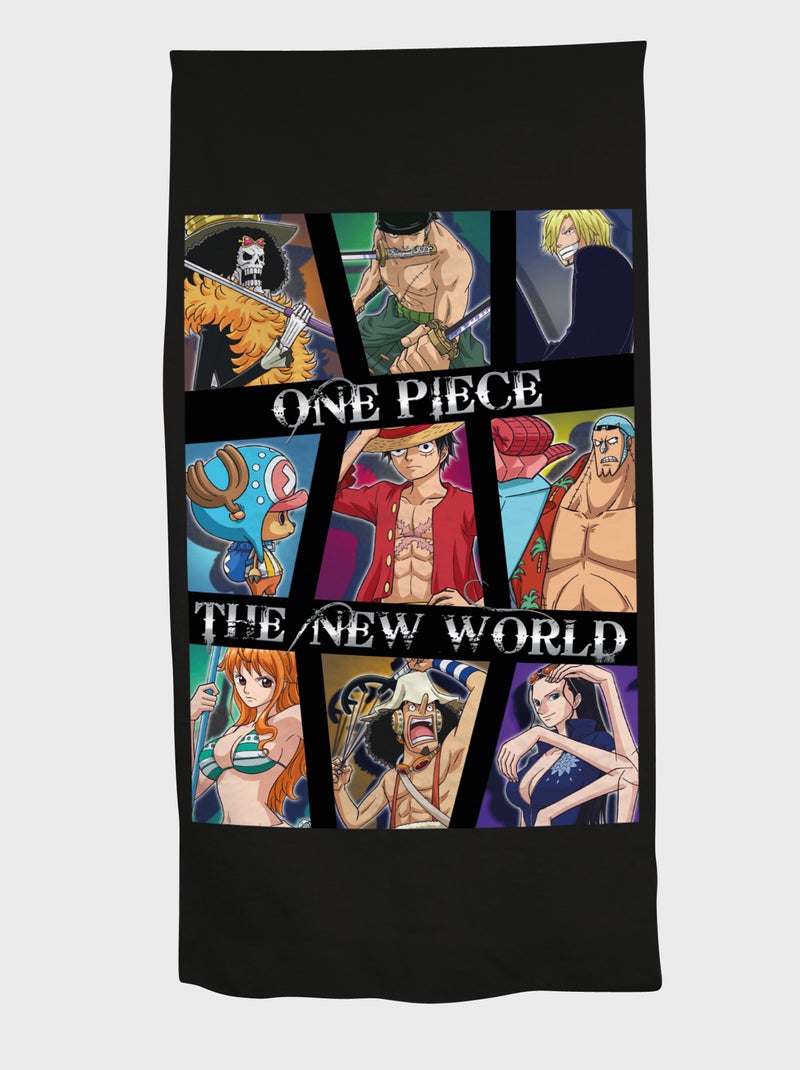 Toalha de praia 'One Piece' PRETO - Kiabi