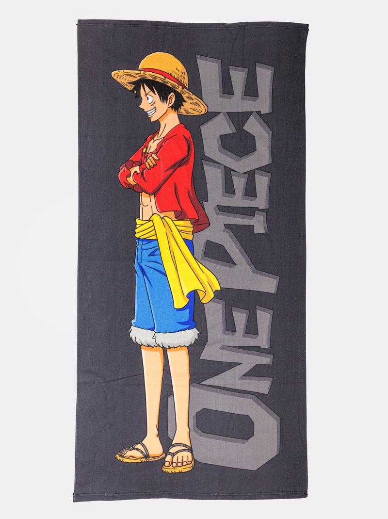 Toalha de praia 'One Piece' PRETO - Kiabi