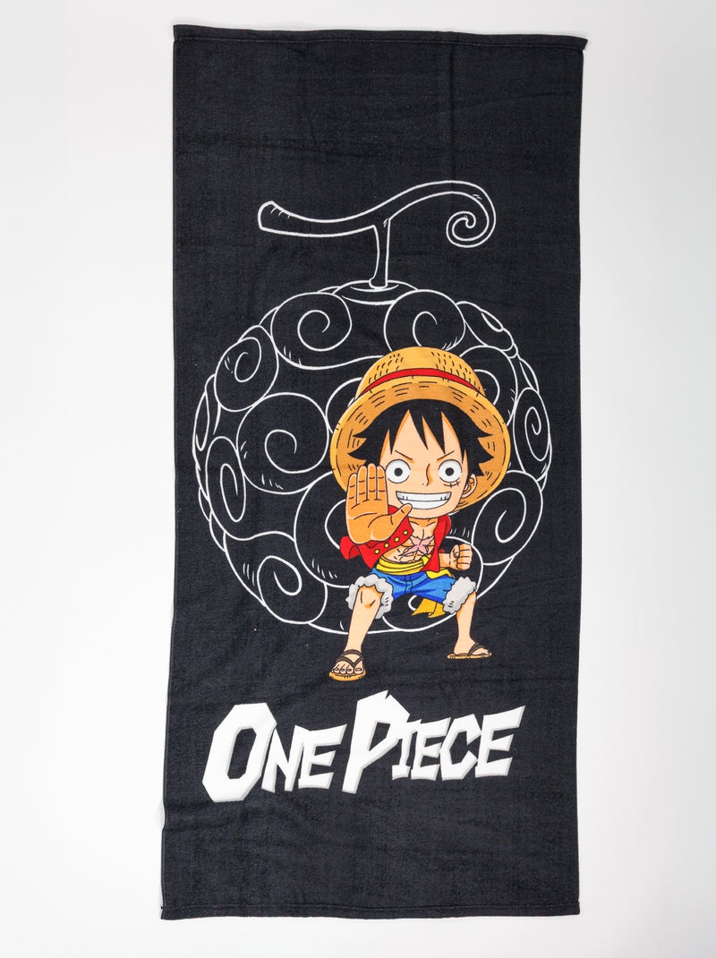 Toalha de praia 'One Piece' Preto - Kiabi