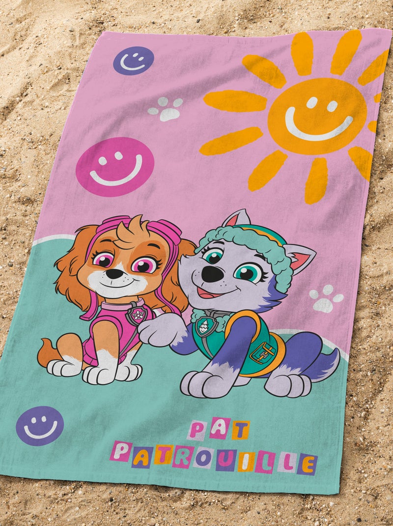 Toalha de praia 'Patrulha Pata' Branco - Kiabi