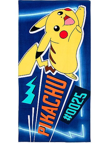 Toalha de praia pokémon azul menino | licença oficial