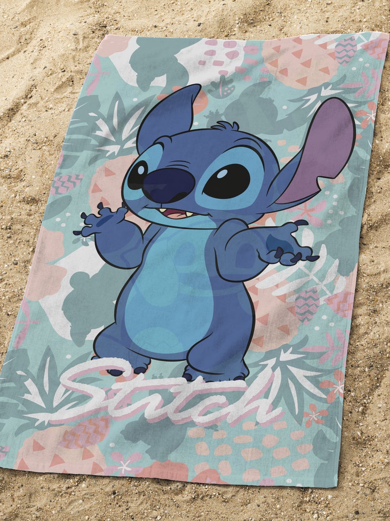 Toalha de praia 'Stitch' AZUL - Kiabi