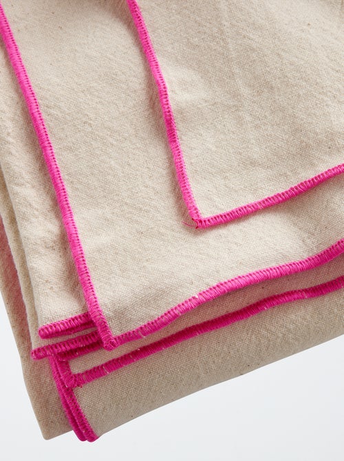 Toalha lisa de algodão - Kiabi