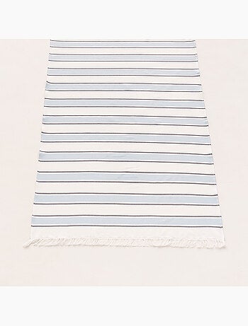 Toalha pareo de praia Fouta, tecido em relevo - Gamusi.