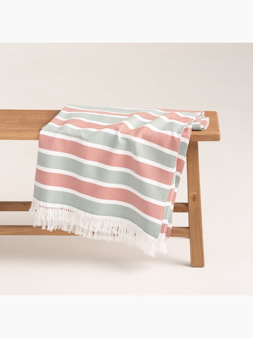 Toalha pareo de praia Fouta, tecido em relevo - Gamusi. - Kiabi