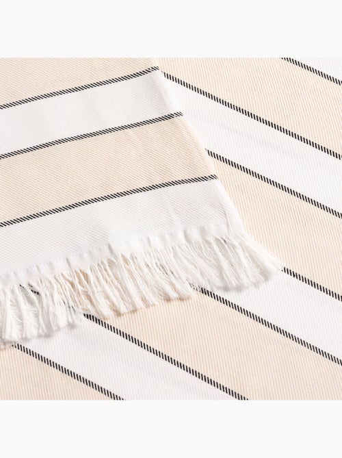 Toalha pareo de praia Fouta, tecido em relevo - Gamusi. - Kiabi Toalha pareo de praia Fouta, tecido em relevo - Gamusi. - Kiabi