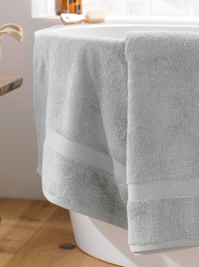Toalhas de banho algodão promo linge Cinza - Kiabi