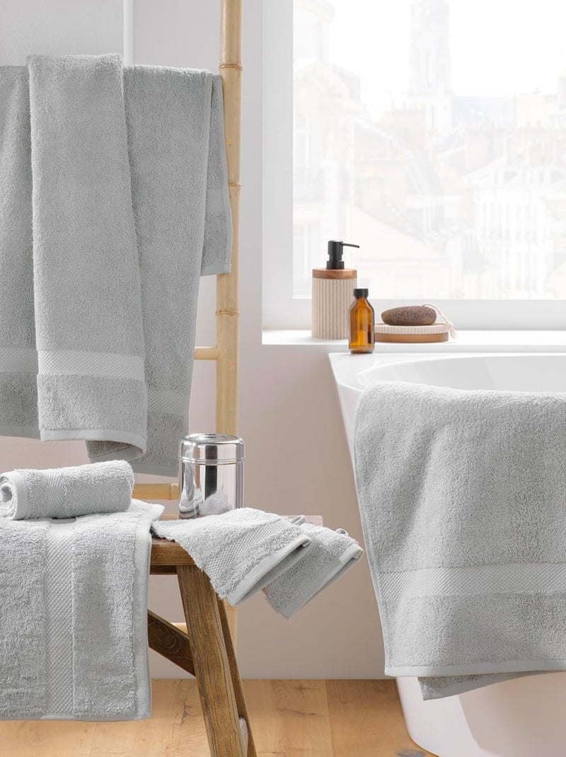 Toalhas de banho algodão promo linge Cinza - Kiabi