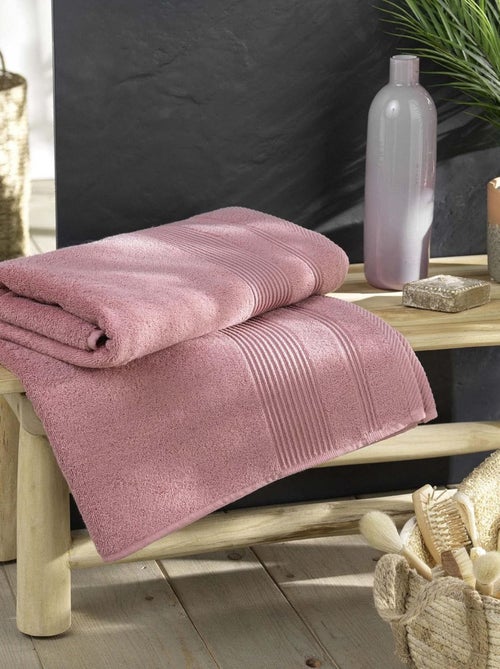 Toalhas de banho algodão promo linge - Kiabi Toalhas de banho algodão promo linge - Kiabi