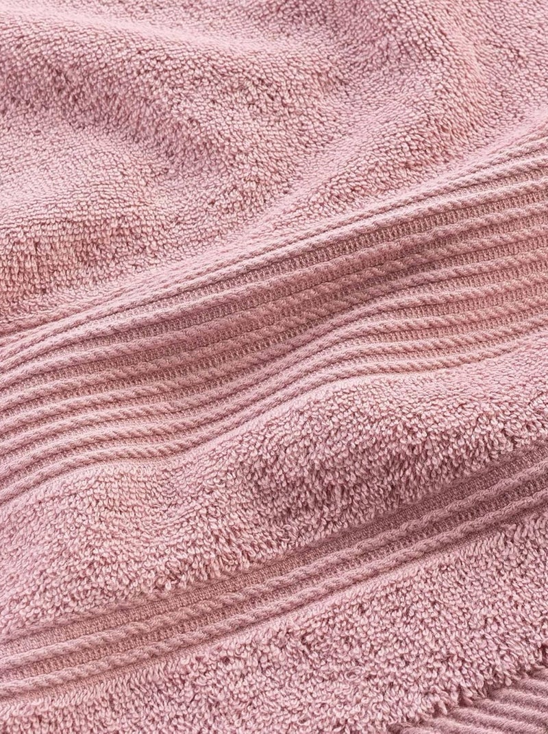Toalhas de banho algodão promo linge Rosa - Kiabi