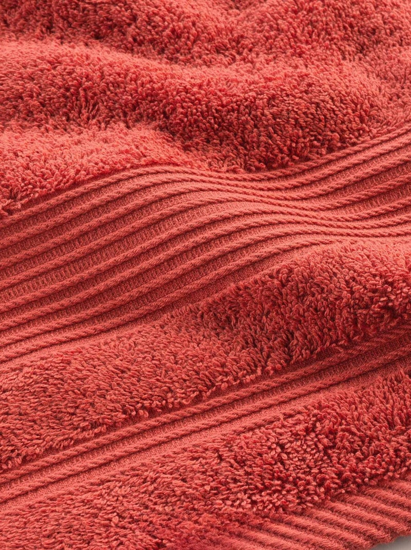Toalhas de banho algodão promo linge Terracota - Kiabi