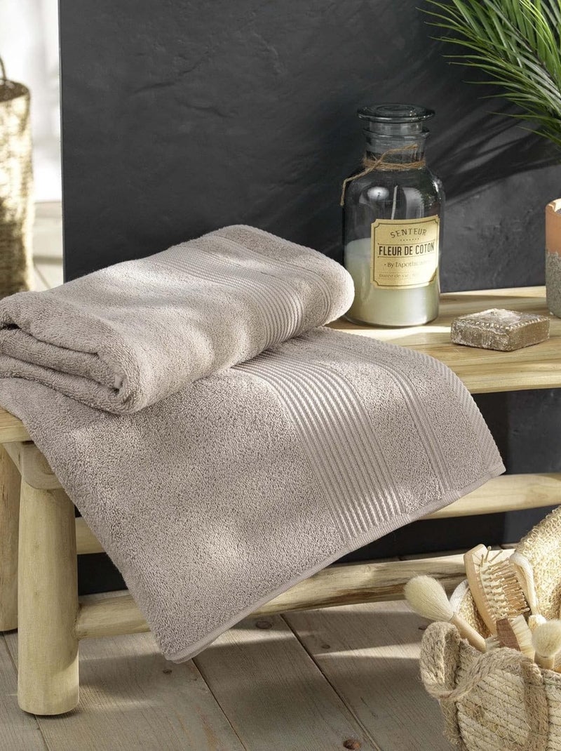 Toalhas de banho algodão promo linge Toupe - Kiabi