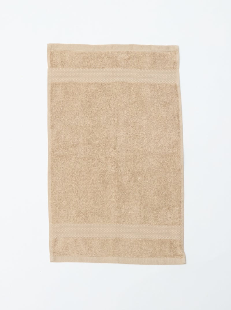 Toalhas de convidados 30 x 50 cm - Kiabi Home Bege - Kiabi