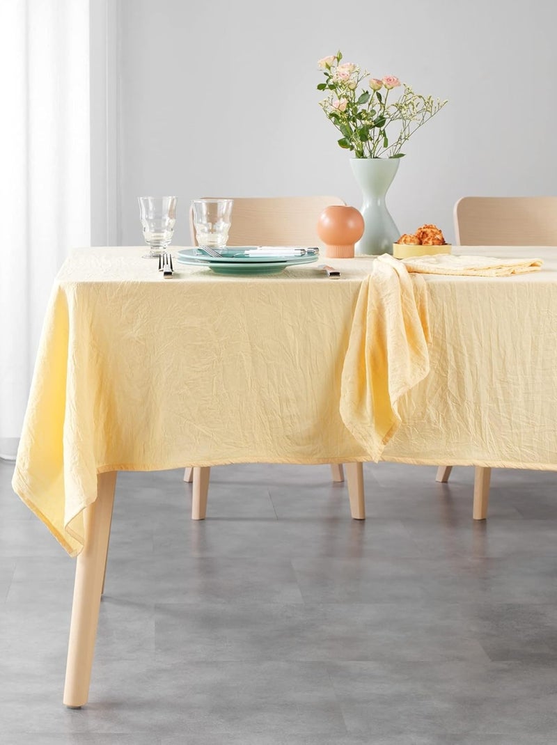 Toalhas de mesa microfibra suzy douceur d'intérieur Amarelo - Kiabi