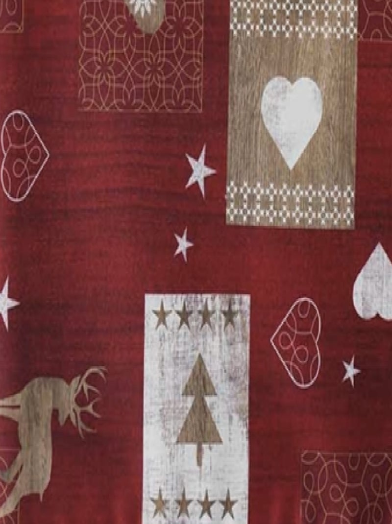 Toalhas de mesa poliéster augustin promo linge Vermelho - Kiabi