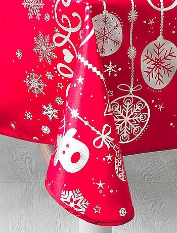 Toalhas de mesa poliéster festas de natal promo linge