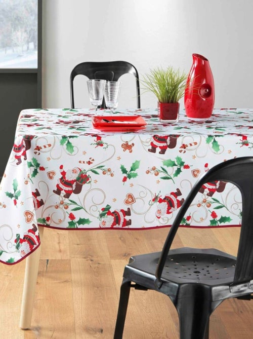 Toalhas de mesa poliéster père noël blanc promo linge - Kiabi Toalhas de mesa poliéster père noël blanc promo linge - Kiabi