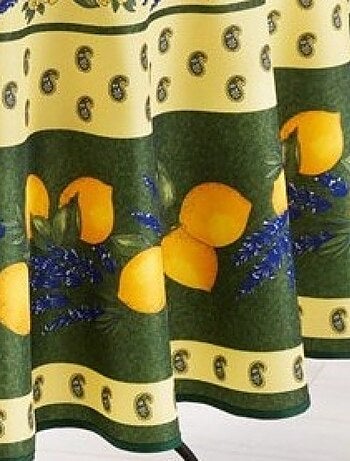 Toalhas de mesa poliéster provençale citron promo linge