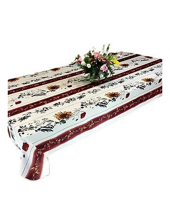Toalhas de mesa poliéster terracotta promo linge