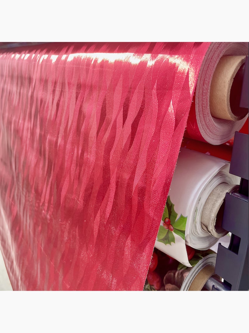 Toalhas de mesa pvc métallisé houlis rouge promo linge Vermelho - Kiabi