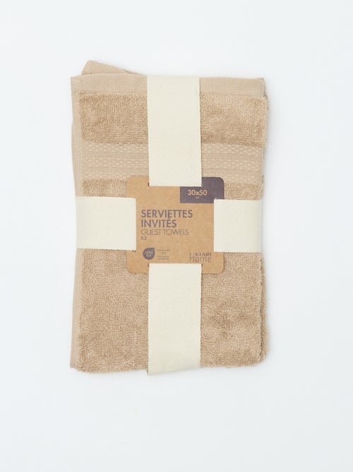 Toalhas de rosto (30x50 cm) - Kiabi Home - Kiabi
