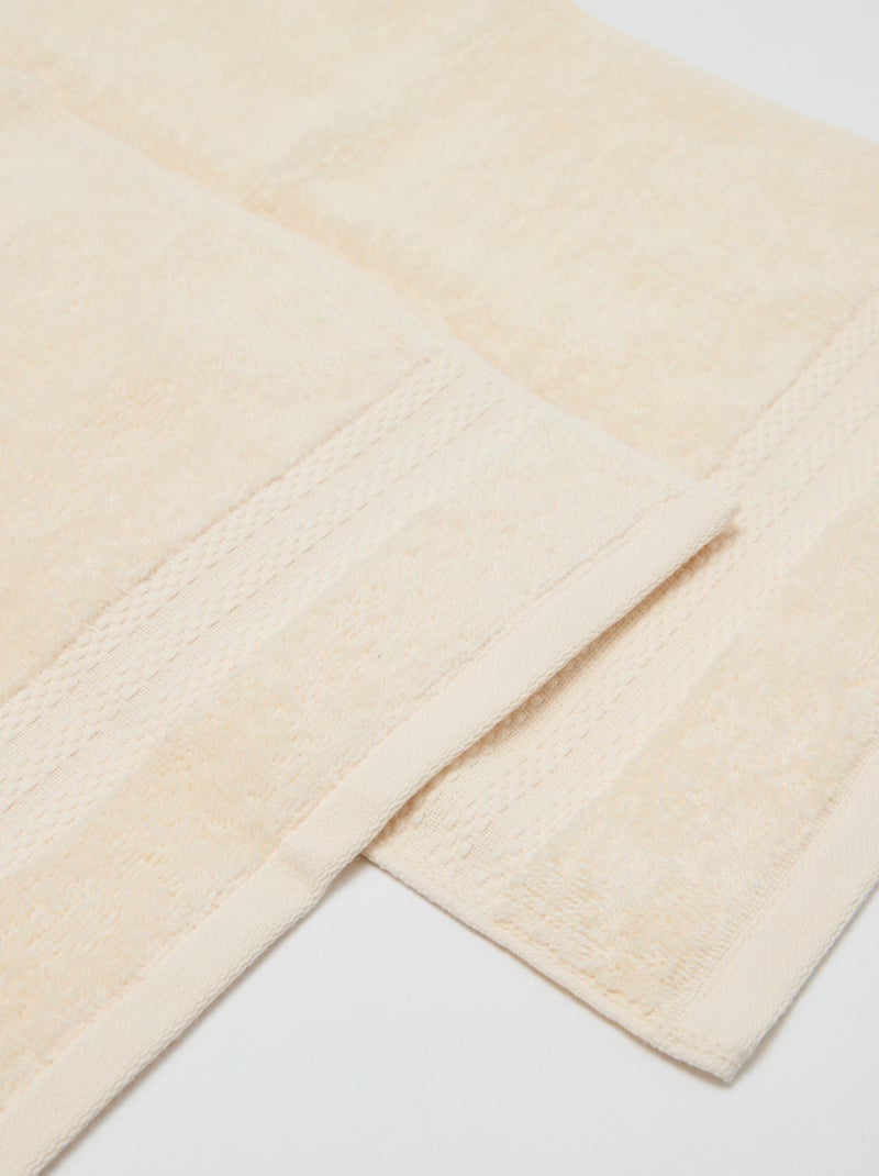 Toalhas de rosto (30x50 cm) - Kiabi Home Branco - Kiabi