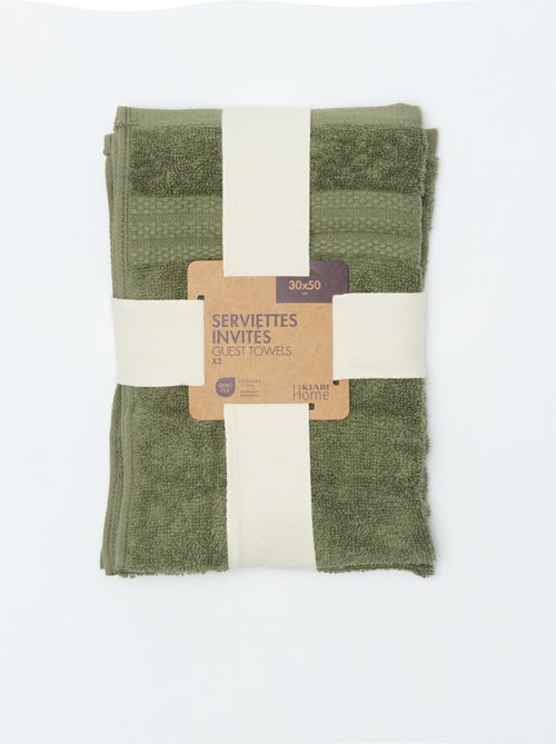 Toalhas de rosto (30x50 cm) - Kiabi Home - Kiabi Toalhas de rosto (30x50 cm) - Kiabi Home - Kiabi