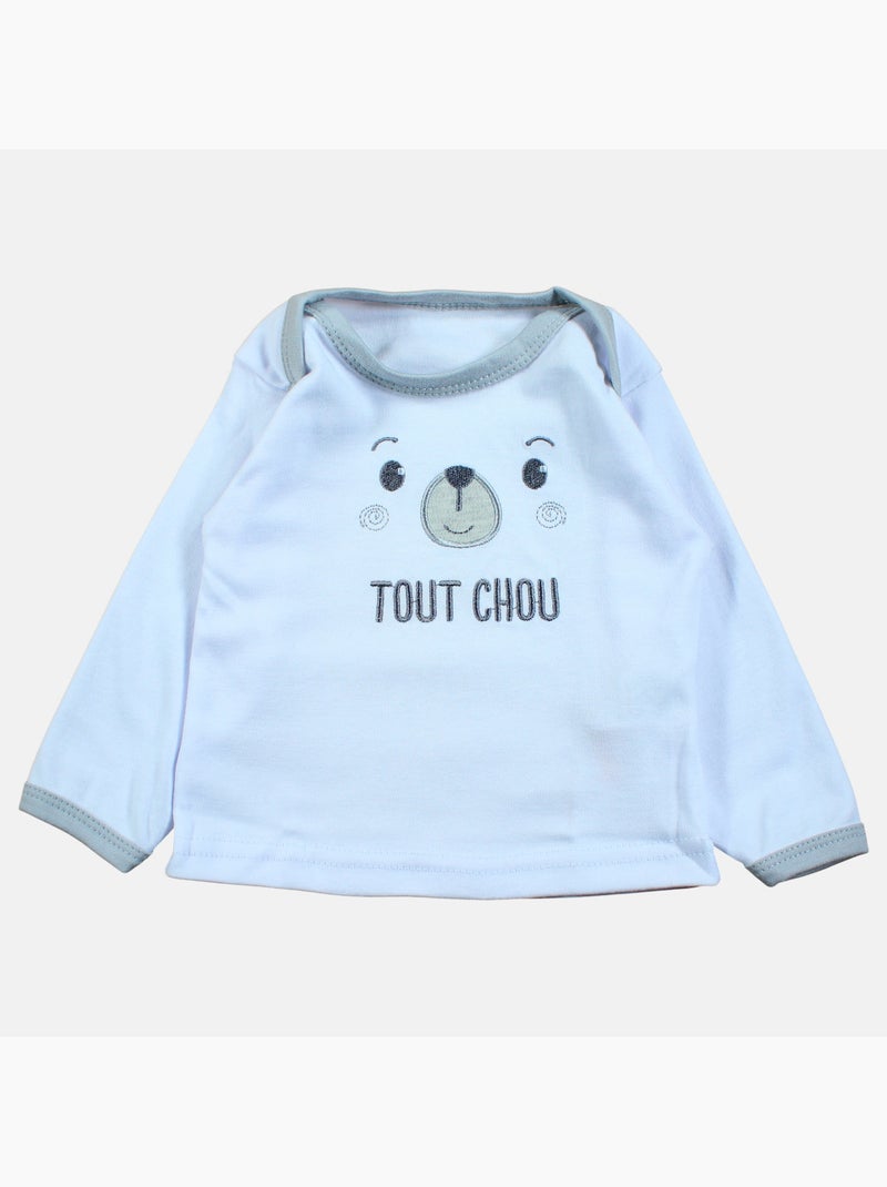 Tom Kids - Caixa nascimento 11 peças Cinza - Kiabi