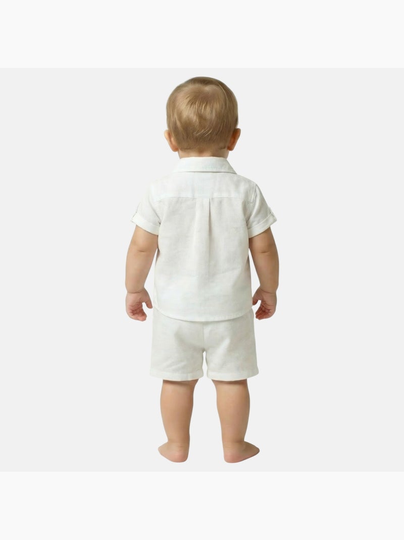 Tom Kids - Conjunto batizado bebê Branco - Kiabi