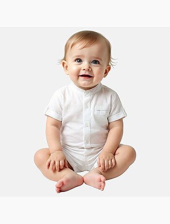 Tom Kids - Conjunto batizado bebê