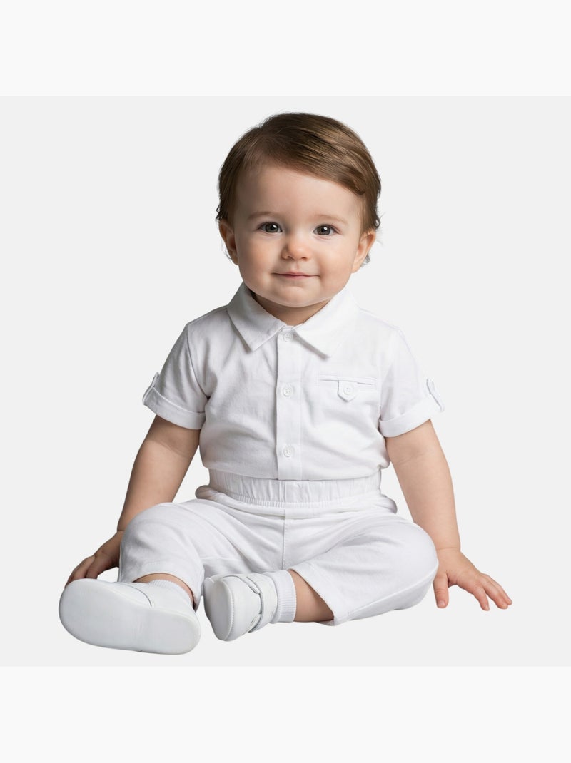 Tom Kids - Conjunto batizado bebê Branco - Kiabi